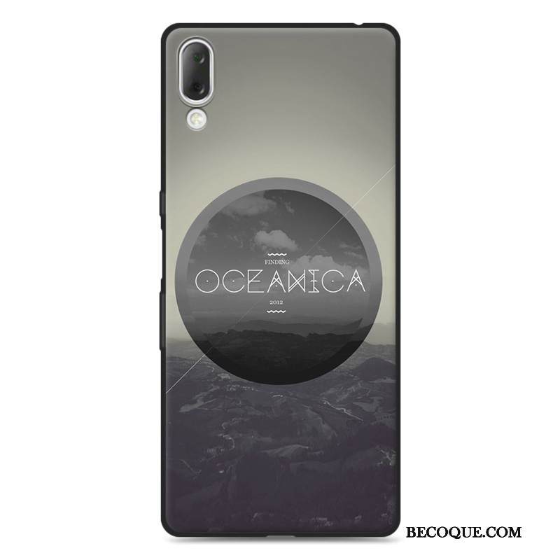 Kuori Sony Xperia L3 Laukut Puhelimen Kuoret Murtumaton, Kotelo Sony Xperia L3 Sarjakuva Net Red Vihreä