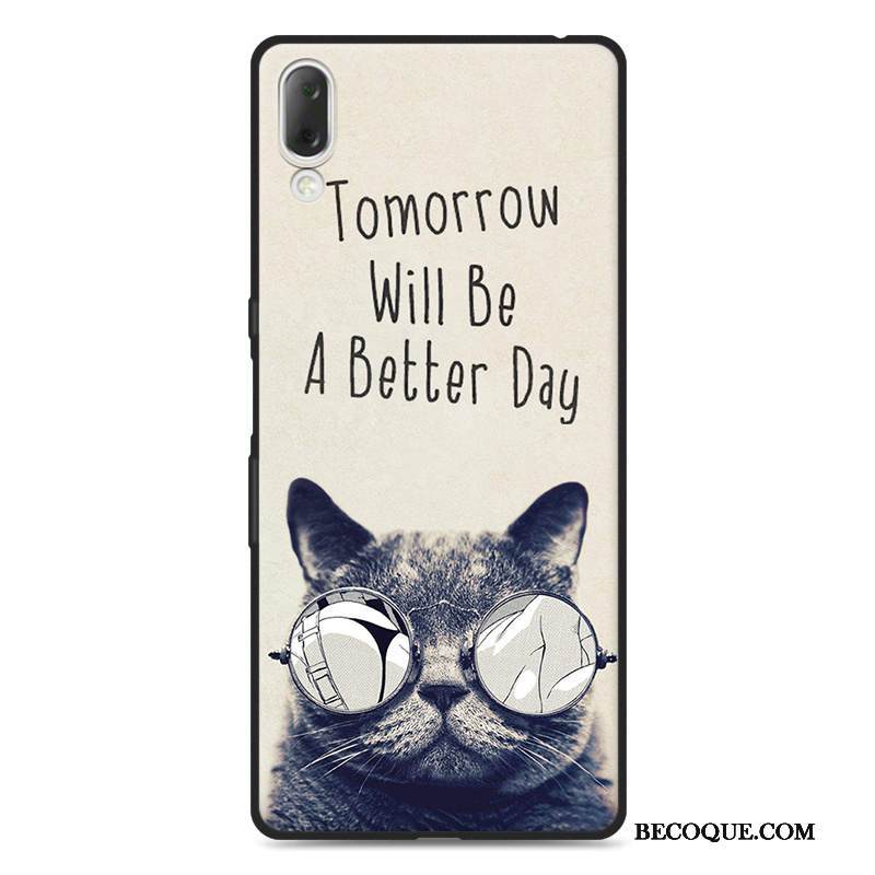 Kuori Sony Xperia L3 Laukut Puhelimen Kuoret Murtumaton, Kotelo Sony Xperia L3 Sarjakuva Net Red Vihreä