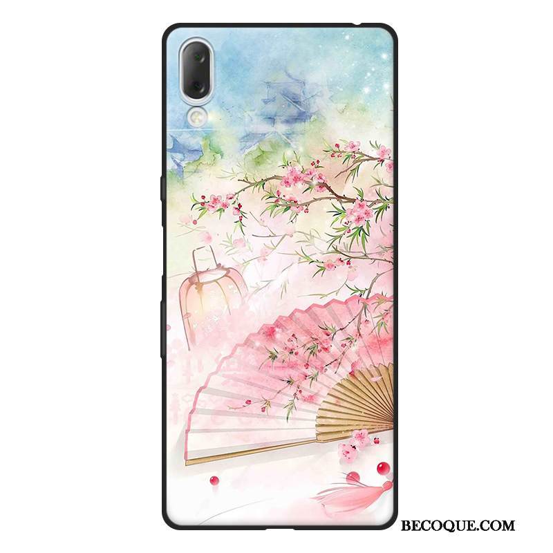 Kuori Sony Xperia L3 Luova Pesty Suede Tuuli, Kotelo Sony Xperia L3 Suojaus Puhelimen Kuoret Vihreä