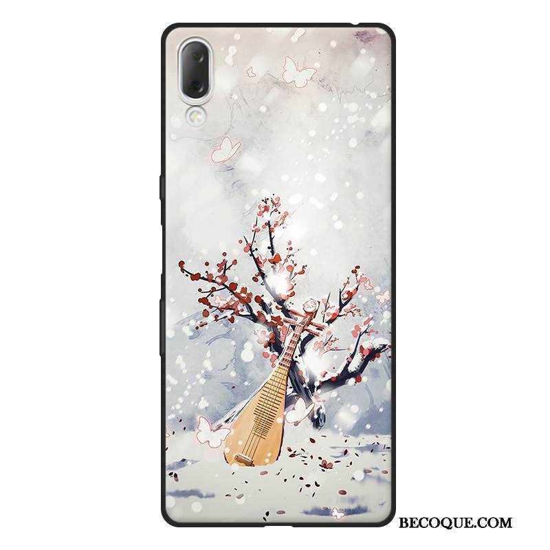 Kuori Sony Xperia L3 Luova Pesty Suede Tuuli, Kotelo Sony Xperia L3 Suojaus Puhelimen Kuoret Vihreä