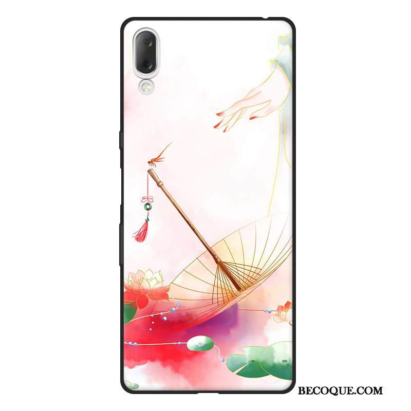 Kuori Sony Xperia L3 Luova Pesty Suede Tuuli, Kotelo Sony Xperia L3 Suojaus Puhelimen Kuoret Vihreä