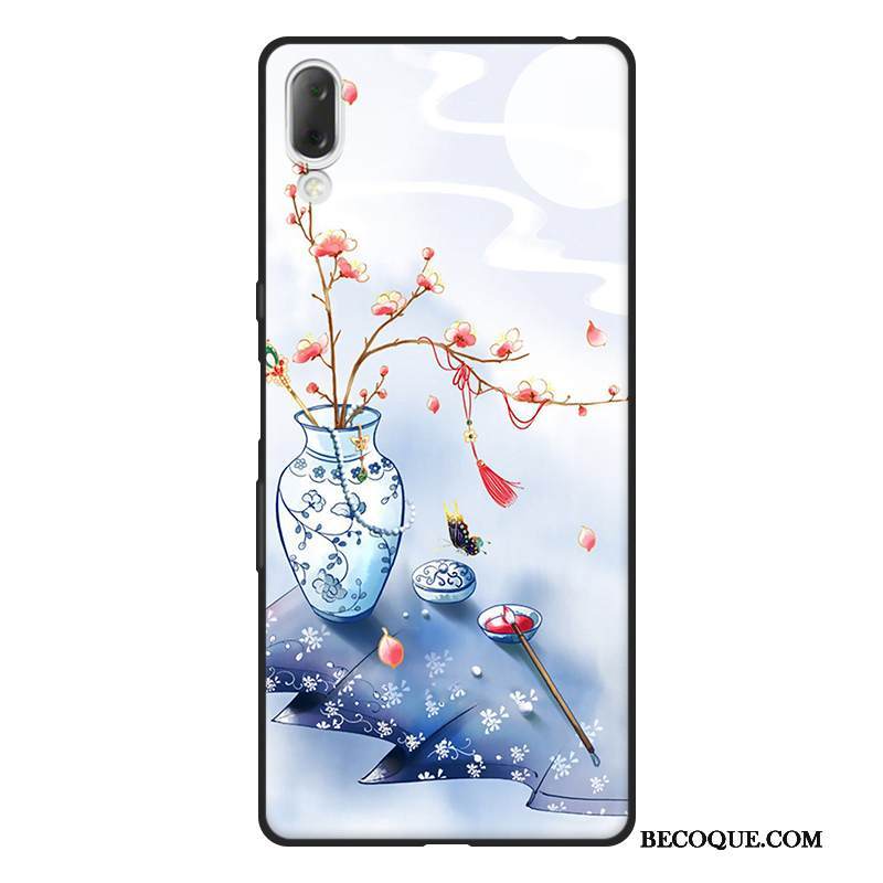 Kuori Sony Xperia L3 Luova Pesty Suede Tuuli, Kotelo Sony Xperia L3 Suojaus Puhelimen Kuoret Vihreä