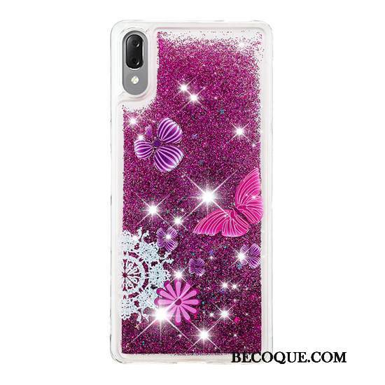 Kuori Sony Xperia L3 Luova Puhelimen Kuoret Juoksuhiekka, Kotelo Sony Xperia L3 Suupaltti Kulta