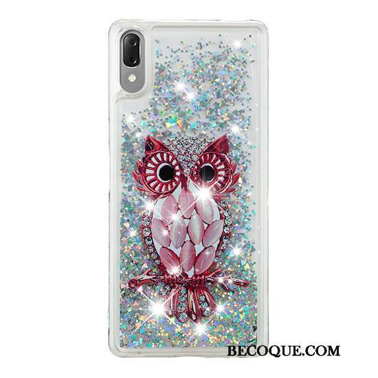 Kuori Sony Xperia L3 Luova Puhelimen Kuoret Juoksuhiekka, Kotelo Sony Xperia L3 Suupaltti Kulta