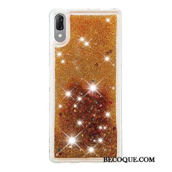 Kuori Sony Xperia L3 Luova Puhelimen Kuoret Juoksuhiekka, Kotelo Sony Xperia L3 Suupaltti Kulta