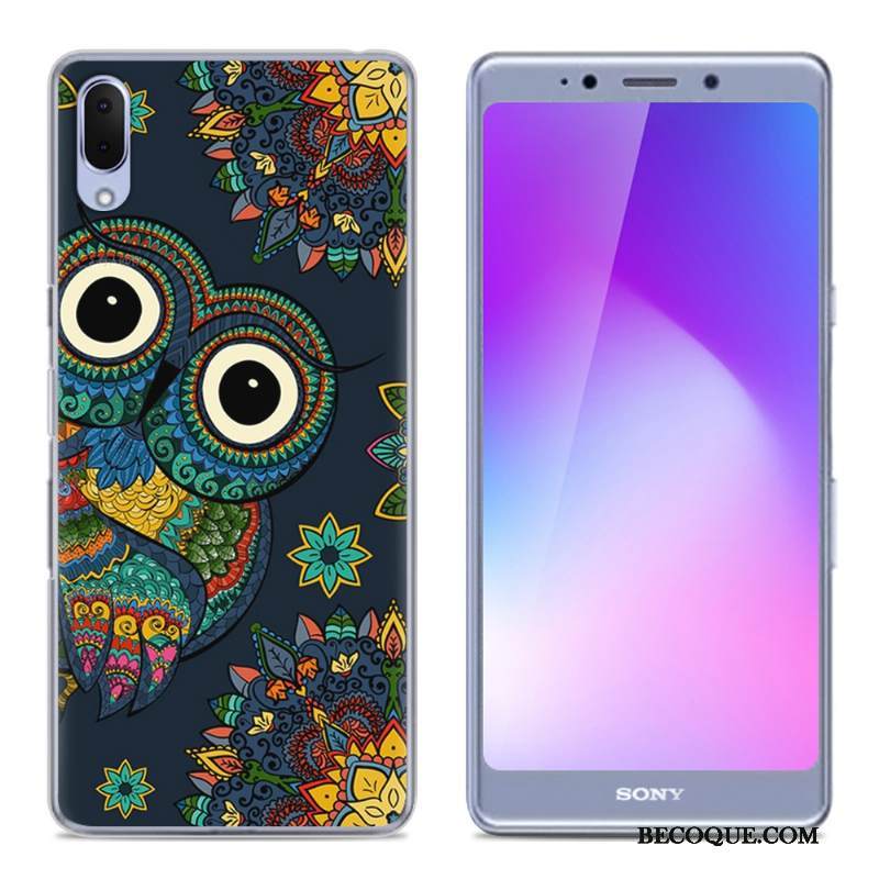 Kuori Sony Xperia L3 Luova Trendi Vihreä, Kotelo Sony Xperia L3 Pehmeä Neste Puhelimen Kuoret