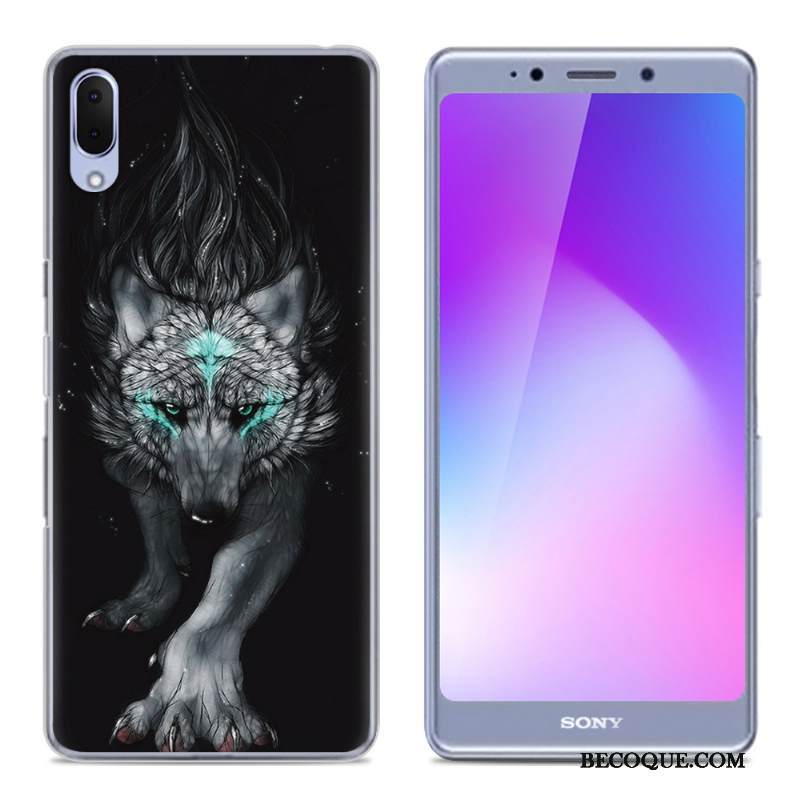 Kuori Sony Xperia L3 Luova Trendi Vihreä, Kotelo Sony Xperia L3 Pehmeä Neste Puhelimen Kuoret