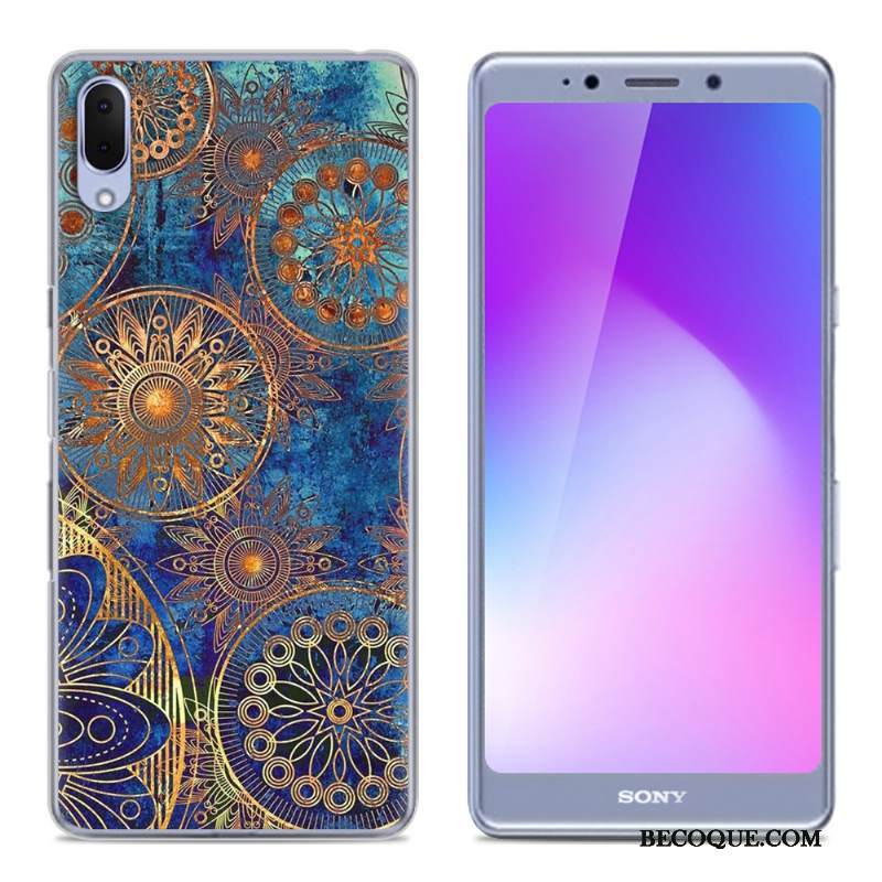 Kuori Sony Xperia L3 Luova Trendi Vihreä, Kotelo Sony Xperia L3 Pehmeä Neste Puhelimen Kuoret