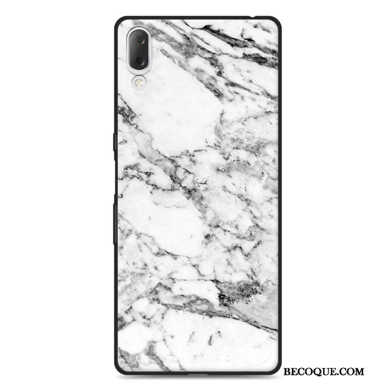 Kuori Sony Xperia L3 Maalaus Kukkakuvio Puhelimen Kuoret, Kotelo Sony Xperia L3 Pehmeä Neste Harmaa L