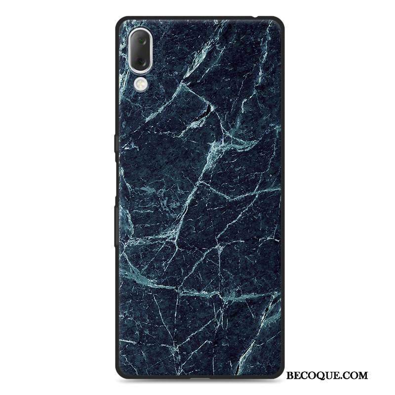 Kuori Sony Xperia L3 Maalaus Kukkakuvio Puhelimen Kuoret, Kotelo Sony Xperia L3 Pehmeä Neste Harmaa L