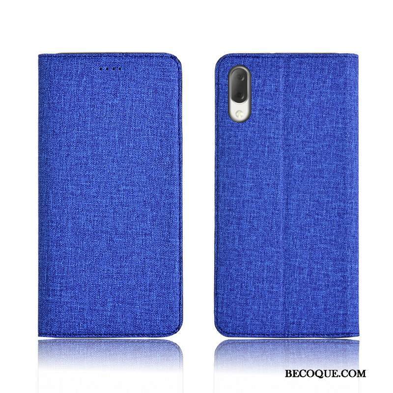 Kuori Sony Xperia L3 Nahka Jauhe Puhelimen Kuoret, Kotelo Sony Xperia L3 Laukut Uusi Pesty Suede