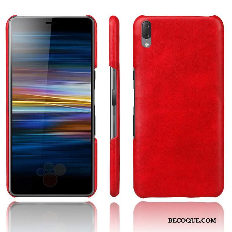 Kuori Sony Xperia L3 Nahka Kortti Vihreä, Kotelo Sony Xperia L3 Suojaus Puhelimen Kuoret