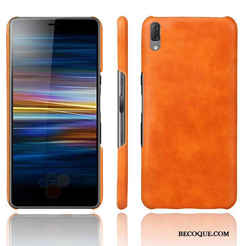 Kuori Sony Xperia L3 Nahka Kortti Vihreä, Kotelo Sony Xperia L3 Suojaus Puhelimen Kuoret