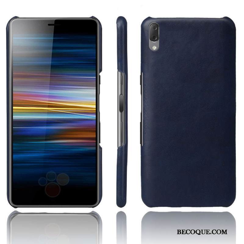 Kuori Sony Xperia L3 Nahka Kortti Vihreä, Kotelo Sony Xperia L3 Suojaus Puhelimen Kuoret