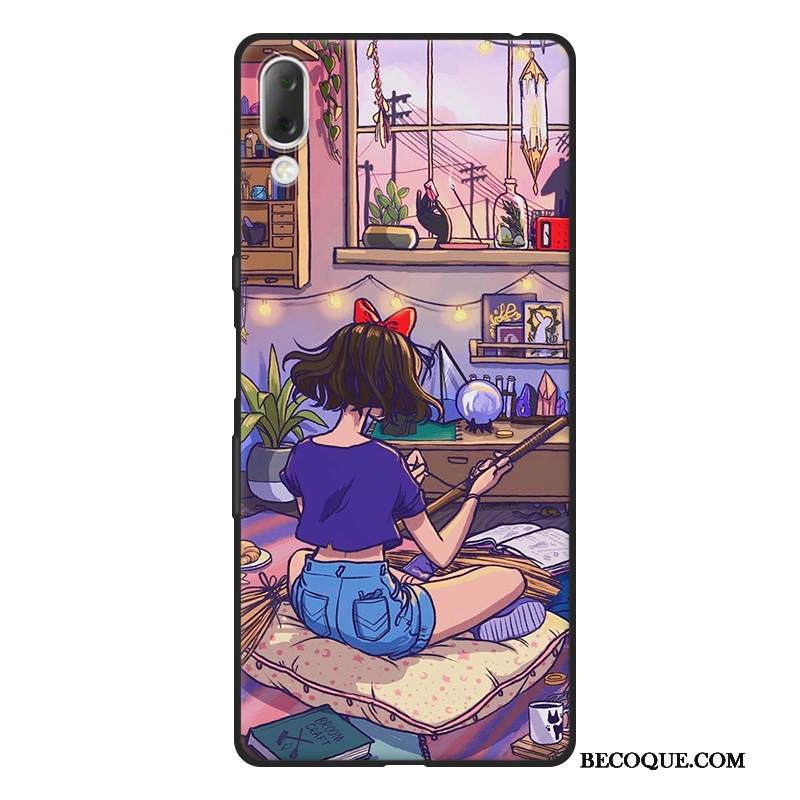 Kuori Sony Xperia L3 Pehmeä Neste Murtumaton Pesty Suede, Kotelo Sony Xperia L3 Silikoni Pieni Vihreä