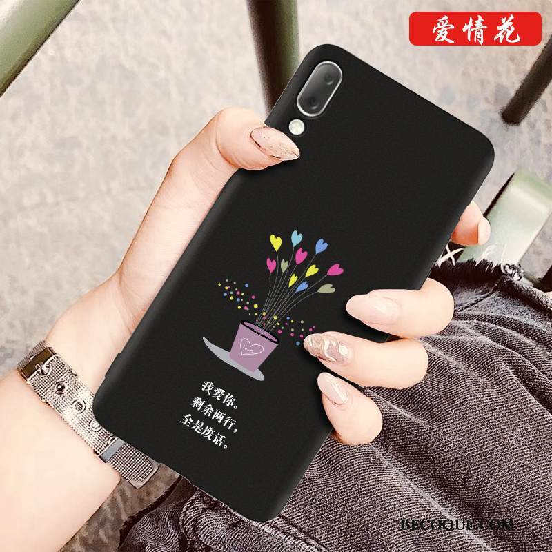 Kuori Sony Xperia L3 Pehmeä Neste Trendi Musta, Kotelo Sony Xperia L3 Sarjakuva Puhelimen Kuoret Pesty Suede