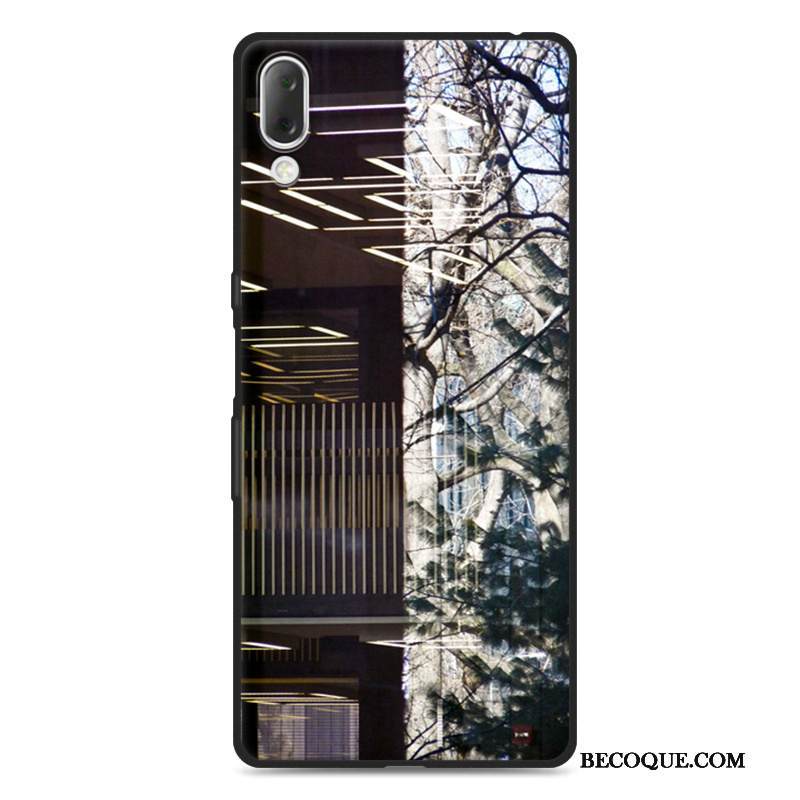 Kuori Sony Xperia L3 Suojaus Yksinkertainen Tuuli, Kotelo Sony Xperia L3 Pehmeä Neste Tide-brändi Murtumaton