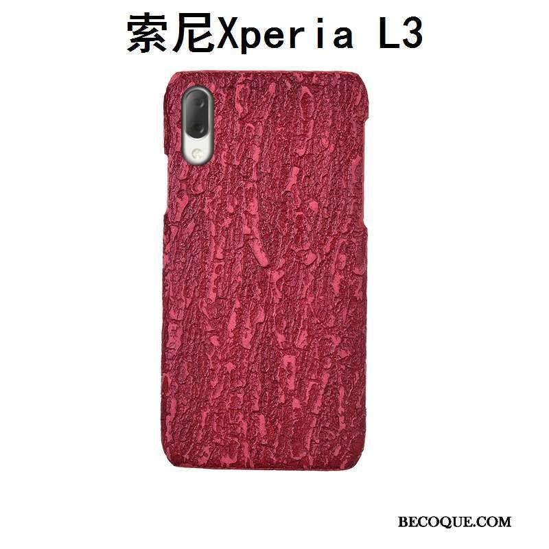 Kuori Sony Xperia L3 Ylellisyys Murtumaton Persoonallisuus, Kotelo Sony Xperia L3 Tila Puu Puhelimen Kuoret
