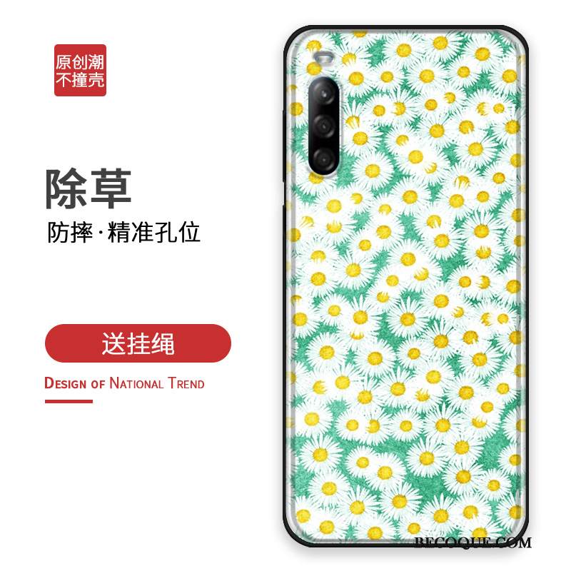 Kuori Sony Xperia L4 Laukut Muokata Vihreä, Kotelo Sony Xperia L4 Silikoni Persoonallisuus Murtumaton