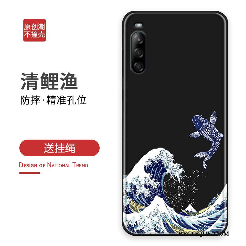 Kuori Sony Xperia L4 Laukut Tide-brändi Puhelimen Kuoret, Kotelo Sony Xperia L4 Luova Karppi Persoonallisuus