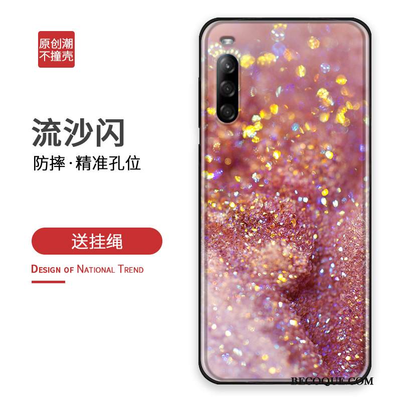 Kuori Sony Xperia L4 Luova Persoonallisuus Kukka, Kotelo Sony Xperia L4 Sarjakuva Murtumaton Puhelimen Kuoret