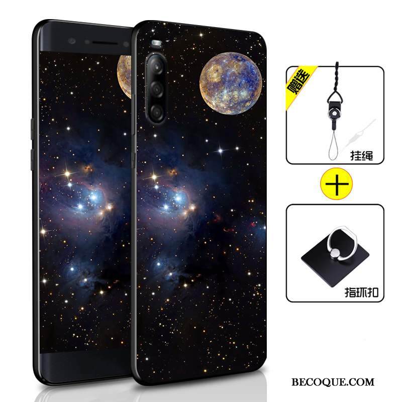 Kuori Sony Xperia L4 Pehmeä Neste Musta Trendi, Kotelo Sony Xperia L4 Suojaus Murtumaton Puhelimen Kuoret