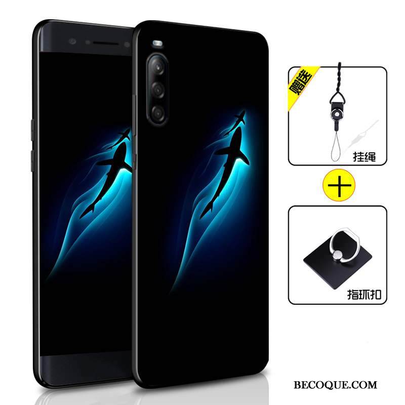 Kuori Sony Xperia L4 Pehmeä Neste Musta Trendi, Kotelo Sony Xperia L4 Suojaus Murtumaton Puhelimen Kuoret