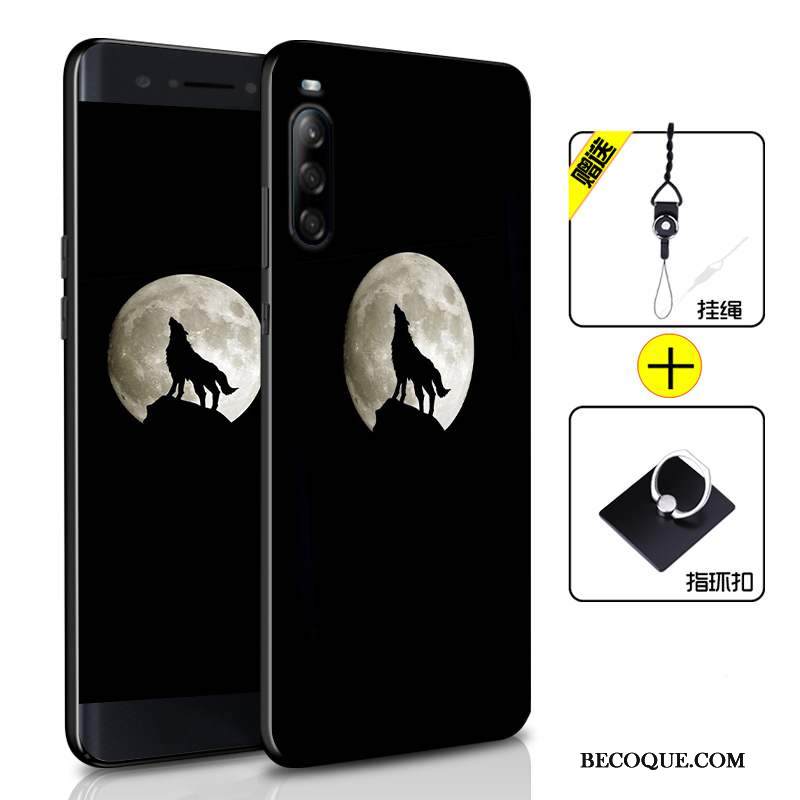 Kuori Sony Xperia L4 Pehmeä Neste Musta Trendi, Kotelo Sony Xperia L4 Suojaus Murtumaton Puhelimen Kuoret