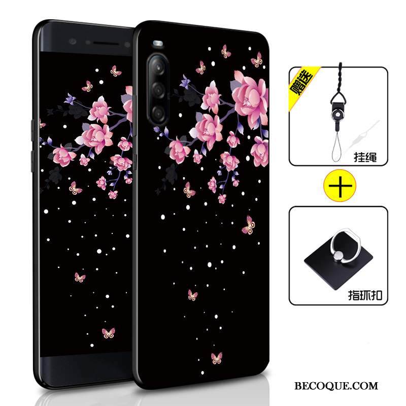 Kuori Sony Xperia L4 Pehmeä Neste Musta Trendi, Kotelo Sony Xperia L4 Suojaus Murtumaton Puhelimen Kuoret