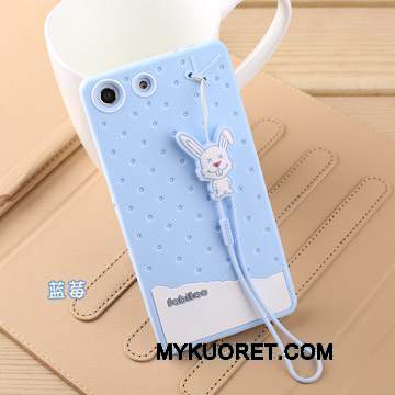 Kuori Sony Xperia M5 Dual Pehmeä Neste Puhelimen Kuoret Takakansi, Kotelo Sony Xperia M5 Dual Suojaus Trendi Sininen