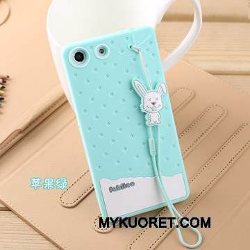 Kuori Sony Xperia M5 Dual Pehmeä Neste Puhelimen Kuoret Takakansi, Kotelo Sony Xperia M5 Dual Suojaus Trendi Sininen