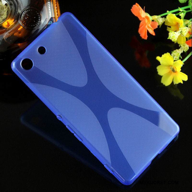 Kuori Sony Xperia M5 Dual Pehmeä Neste Violetti Liukumaton, Kotelo Sony Xperia M5 Dual