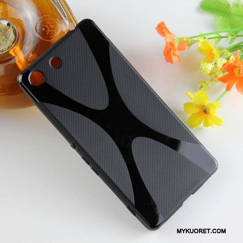 Kuori Sony Xperia M5 Dual Pehmeä Neste Violetti Liukumaton, Kotelo Sony Xperia M5 Dual