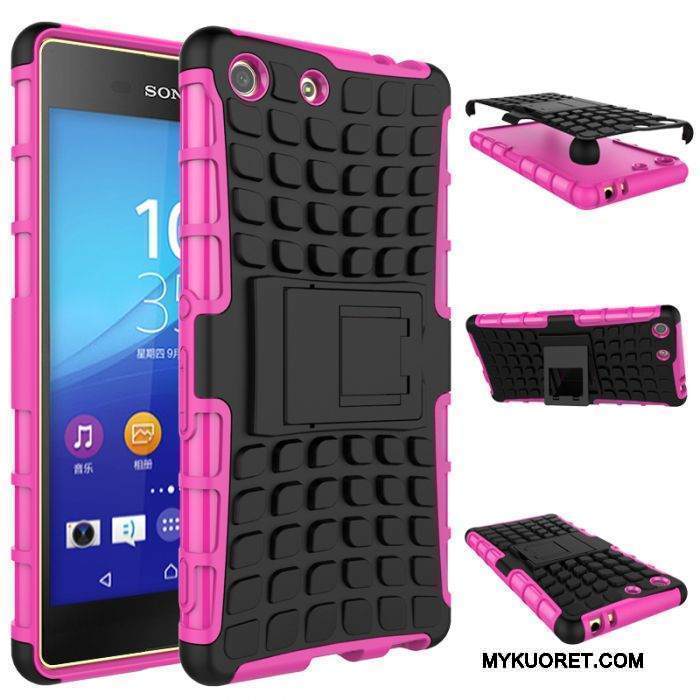 Kuori Sony Xperia M5 Dual Tuki Puhelimen Kuoret Liukumaton, Kotelo Sony Xperia M5 Dual Suojaus Vihreä Murtumaton