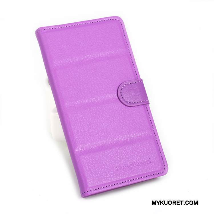 Kuori Sony Xperia T2 Nahka Kukkakuvio Vaaleansininen, Kotelo Sony Xperia T2 Suojaus Litsi Kortti