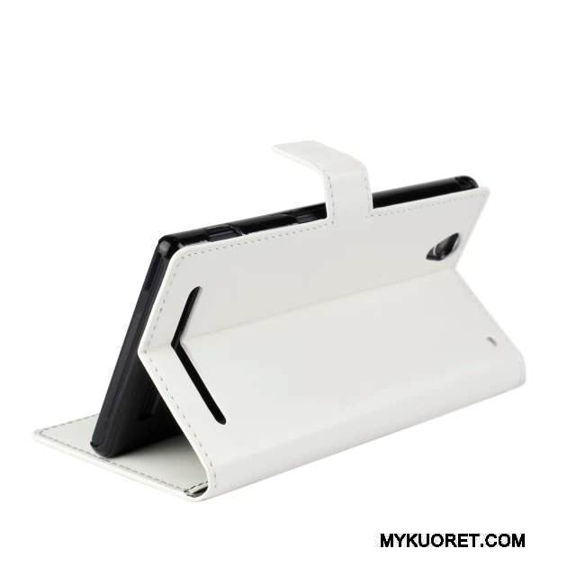 Kuori Sony Xperia T2 Nahka Sininen, Kotelo Sony Xperia T2 Suojaus