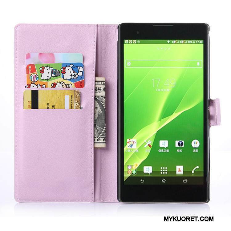 Kuori Sony Xperia T2 Suojaus Jauhe Puhelimen Kuoret, Kotelo Sony Xperia T2 Nahka Kortti