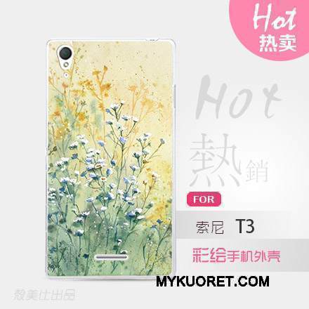 Kuori Sony Xperia T3 Monivärinen Puhelimen Kuoret, Kotelo Sony Xperia T3 Suojaus