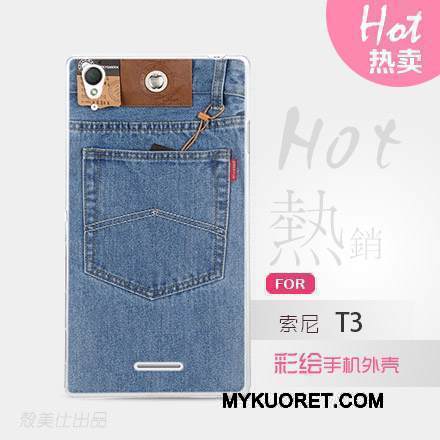 Kuori Sony Xperia T3 Monivärinen Puhelimen Kuoret, Kotelo Sony Xperia T3 Suojaus