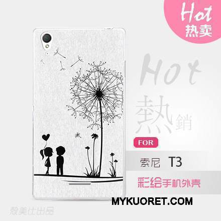 Kuori Sony Xperia T3 Monivärinen Puhelimen Kuoret, Kotelo Sony Xperia T3 Suojaus