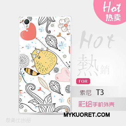 Kuori Sony Xperia T3 Monivärinen Puhelimen Kuoret, Kotelo Sony Xperia T3 Suojaus