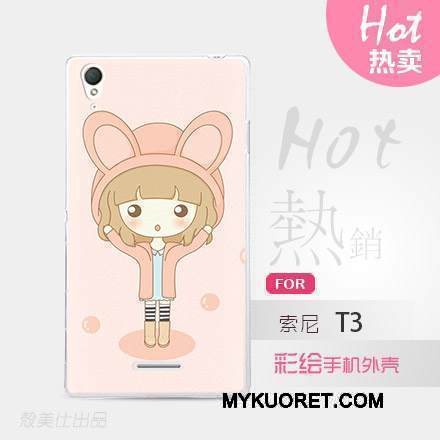 Kuori Sony Xperia T3 Monivärinen Puhelimen Kuoret, Kotelo Sony Xperia T3 Suojaus