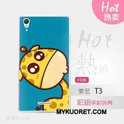 Kuori Sony Xperia T3 Monivärinen Puhelimen Kuoret, Kotelo Sony Xperia T3 Suojaus