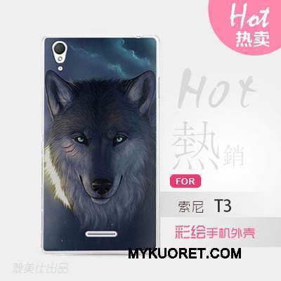 Kuori Sony Xperia T3 Monivärinen Puhelimen Kuoret, Kotelo Sony Xperia T3 Suojaus