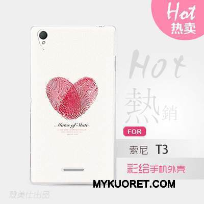 Kuori Sony Xperia T3 Monivärinen Puhelimen Kuoret, Kotelo Sony Xperia T3 Suojaus