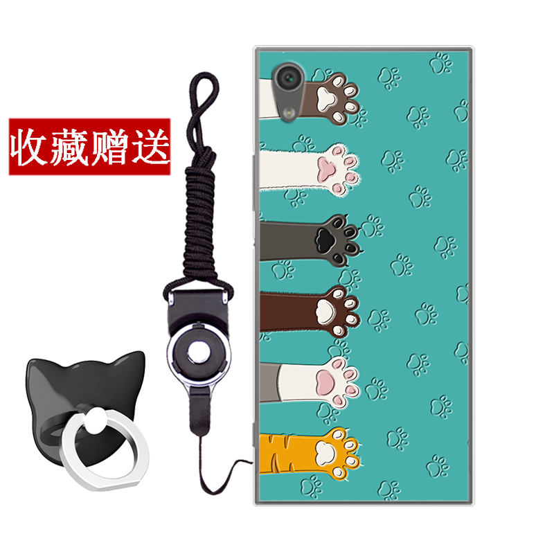 Kuori Sony Xperia X Compact Laukut Murtumaton Vihreä, Kotelo Sony Xperia X Compact Sarjakuva Pieni Kustannukset