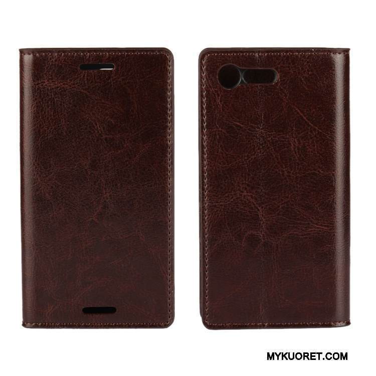 Kuori Sony Xperia X Compact Laukut Puhelimen Kuoret Kova, Kotelo Sony Xperia X Compact Suojaus Murtumaton Sininen