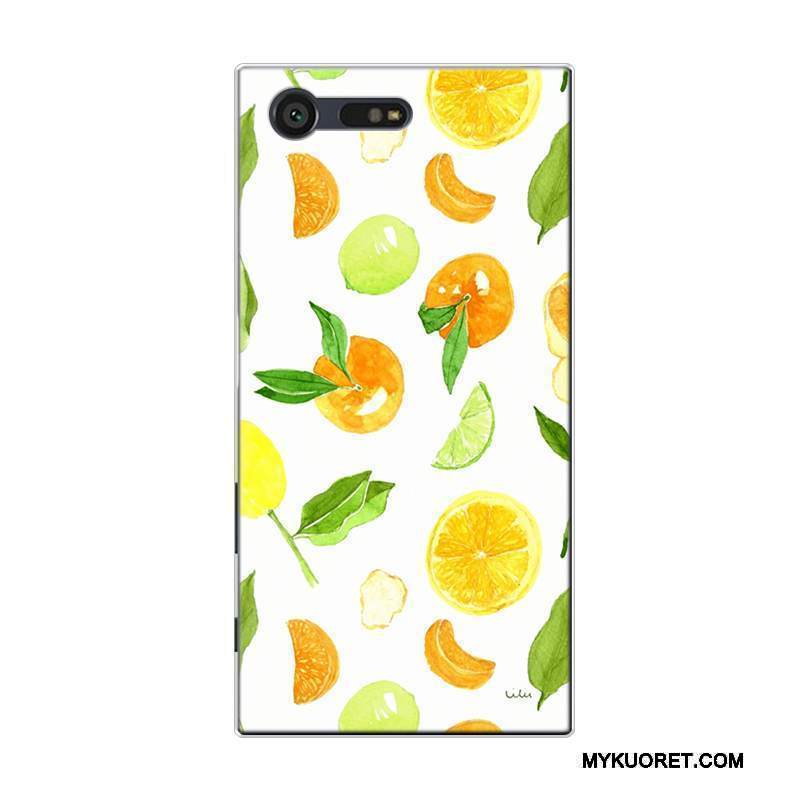 Kuori Sony Xperia X Compact Laukut Sitruuna Vesimeloni, Kotelo Sony Xperia X Compact Silikoni Pieni Kustannukset
