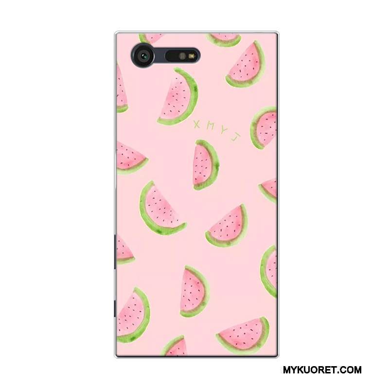 Kuori Sony Xperia X Compact Laukut Sitruuna Vesimeloni, Kotelo Sony Xperia X Compact Silikoni Pieni Kustannukset