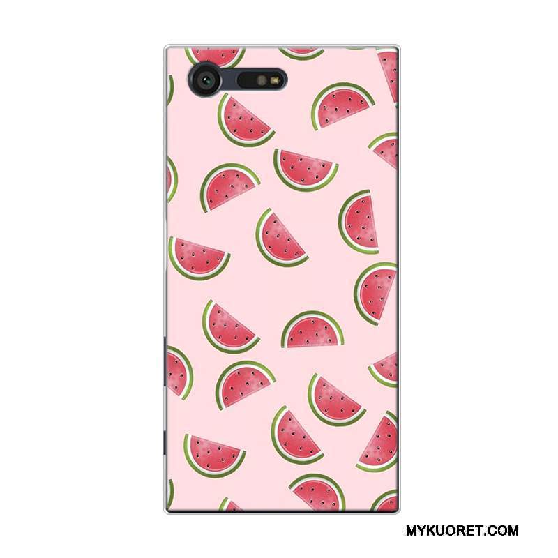 Kuori Sony Xperia X Compact Laukut Sitruuna Vesimeloni, Kotelo Sony Xperia X Compact Silikoni Pieni Kustannukset